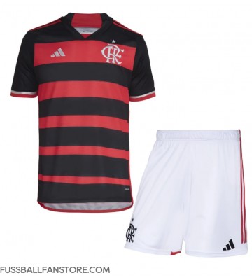 Flamengo Replik Heimtrikot Kinder 2024-25 Kurzarm (+ Kurze Hosen)